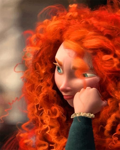 Princess Merida Paint by numbers