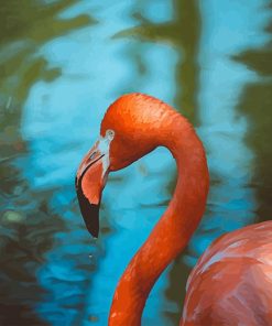 Flamingo Bird Paint by number