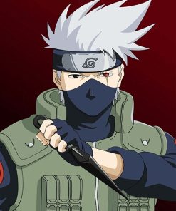 Kakashi Hatake Naruto paint by number