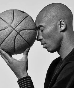 Kobe Bryant Black and white Portrait