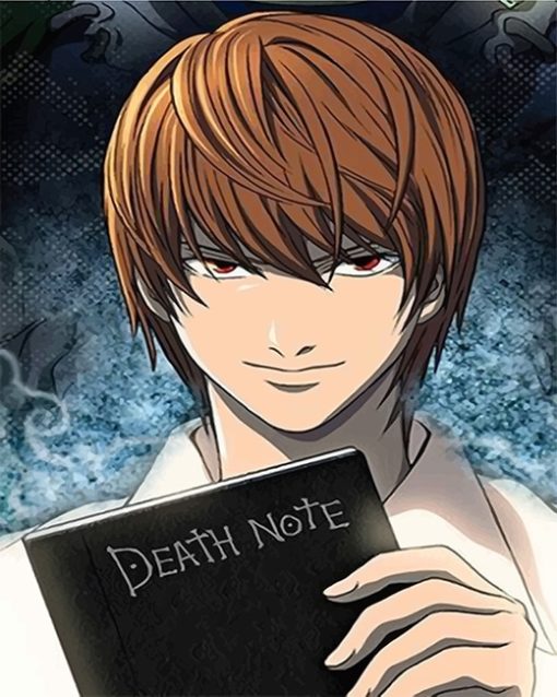 Light Yagami Death note adult paint by numbers