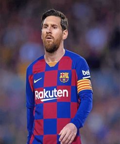 Lionel Messi Barcelona adult paint by number