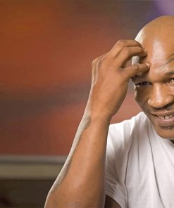 the boxer Mike Tyson adult paint by numbers