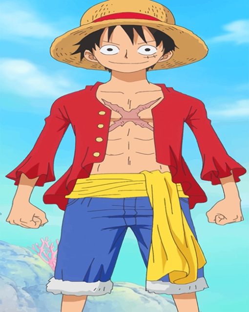 Monkey D Luffy Anime adult paint by numbers