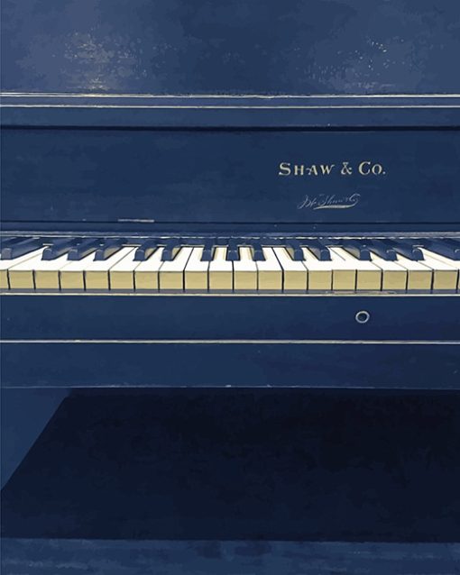 Piano Shaw and Co adult paint by numbers