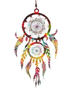 Simple colorful dream catcher adult paint by numbers