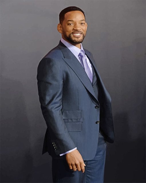 The Elegant Will smith adult paint by number