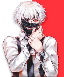 The Kaneki Ken Toky Ghou adult paint by number