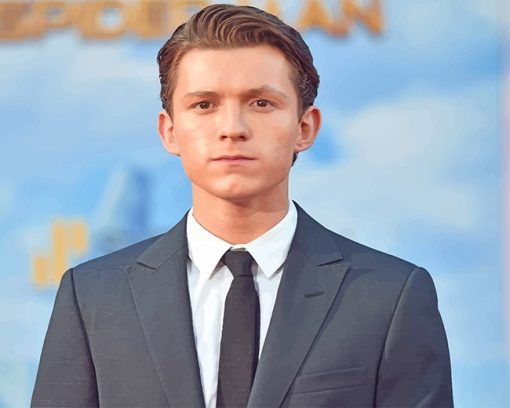 Tom Holland Spiderman adult paint by numbers