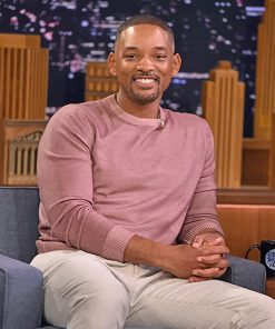 Will Smith in Tonight Show starring Jimmy Fallon adult paint by number