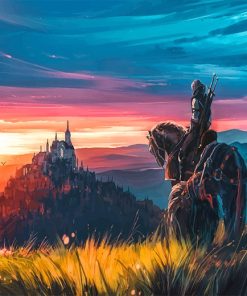 Aenami The Witcher paint by number