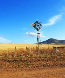 Blue Sky Farm paint by number