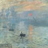 Claude Monet Sunrise paint by number