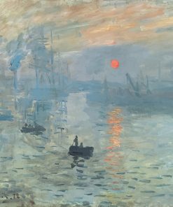 Claude Monet Sunrise paint by number