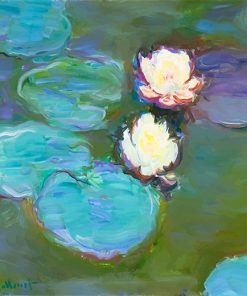 Claude Monet waterlilies paint by number