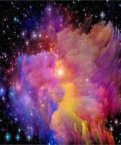 Colorful Galaxy paint by number