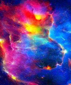 Colorful Universe paint by number