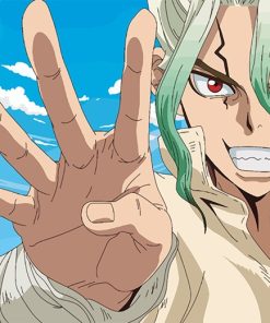 Dr Stone Senku Ishigami paint by number