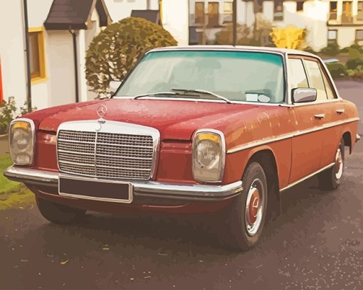 Mercedes Benz W114 paint by number NEW