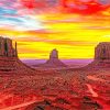 Monument Valley Arizona paint by number