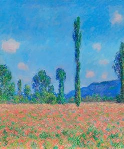 Claude Monet Poppy Field paint by number