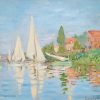 Claude Monet Regatta at Argenteuil paint by number