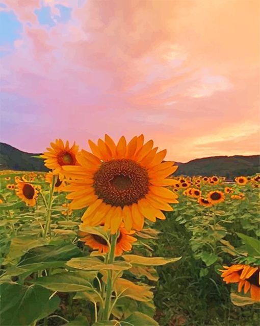 Aesthetic Sunflowers Paint By Flowers