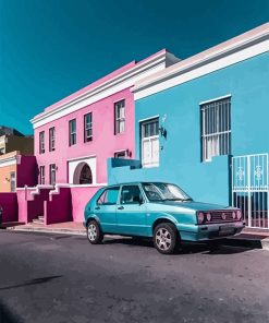 The Colorful Houses Of Bo Kaap South Africa Paint By Number