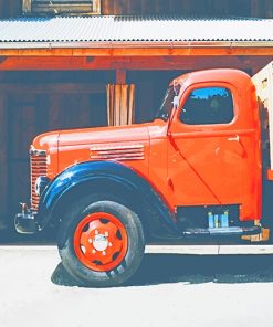 Vintage Truck Brands paint by number