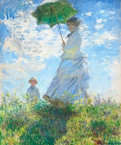 Claude Monet Woman With Parasol paint by number