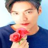 Lee Min Hoo Flower adult paint by numbers