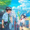 Taki And Mitsuha Paint By Numbers