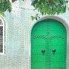 Traditional Moroccan Green Door Paint By Numbers