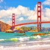 Golden Gate Bridge California Paint By Numbers