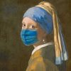 Johannes Vermeer Wearing A Mask Paint By Numbers