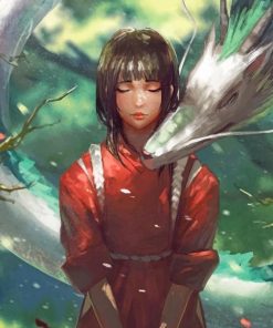 Aesthetic Chihiro And Haku paint By numbers