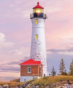 Aesthetic Lighthouse paint by numbers