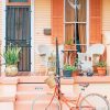 Aesthetic Orange Bike Paint By Numbers