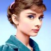 Audrey Hepburn Portrait adult paint by numbers