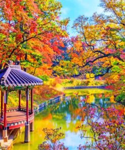 Autumn In Korea paint by number