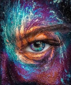 Beautiful eye adult paint by numbers