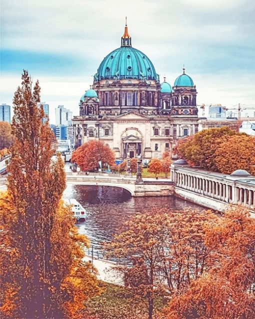 Berlin Cathedral Church paint by number