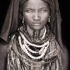 Black and white African woman adult paint by numbers