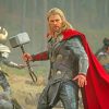 Chris Hemsworth Thor The Dark World paint by numbers