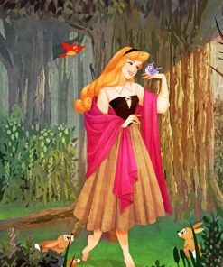 Disney Princess Aurora adult paint by number