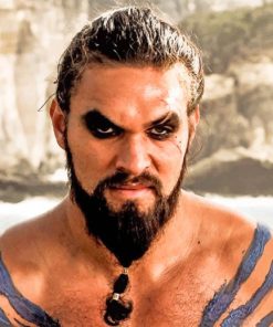 Dothraki Leader Drogo Game Of Thrones adult paint by numbers