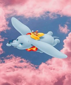 Dumbo Cartoon adult paint by numbers