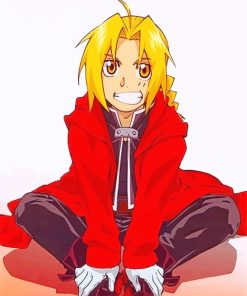 Edward Elric Fullmetal Alchemist adult paint by numbers