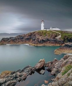 Fanad Head Lighthouse Letterkenny Ireland paint by number