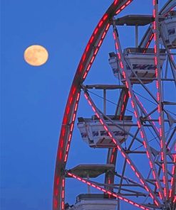 Ferris wheel Beautiful View paint by number